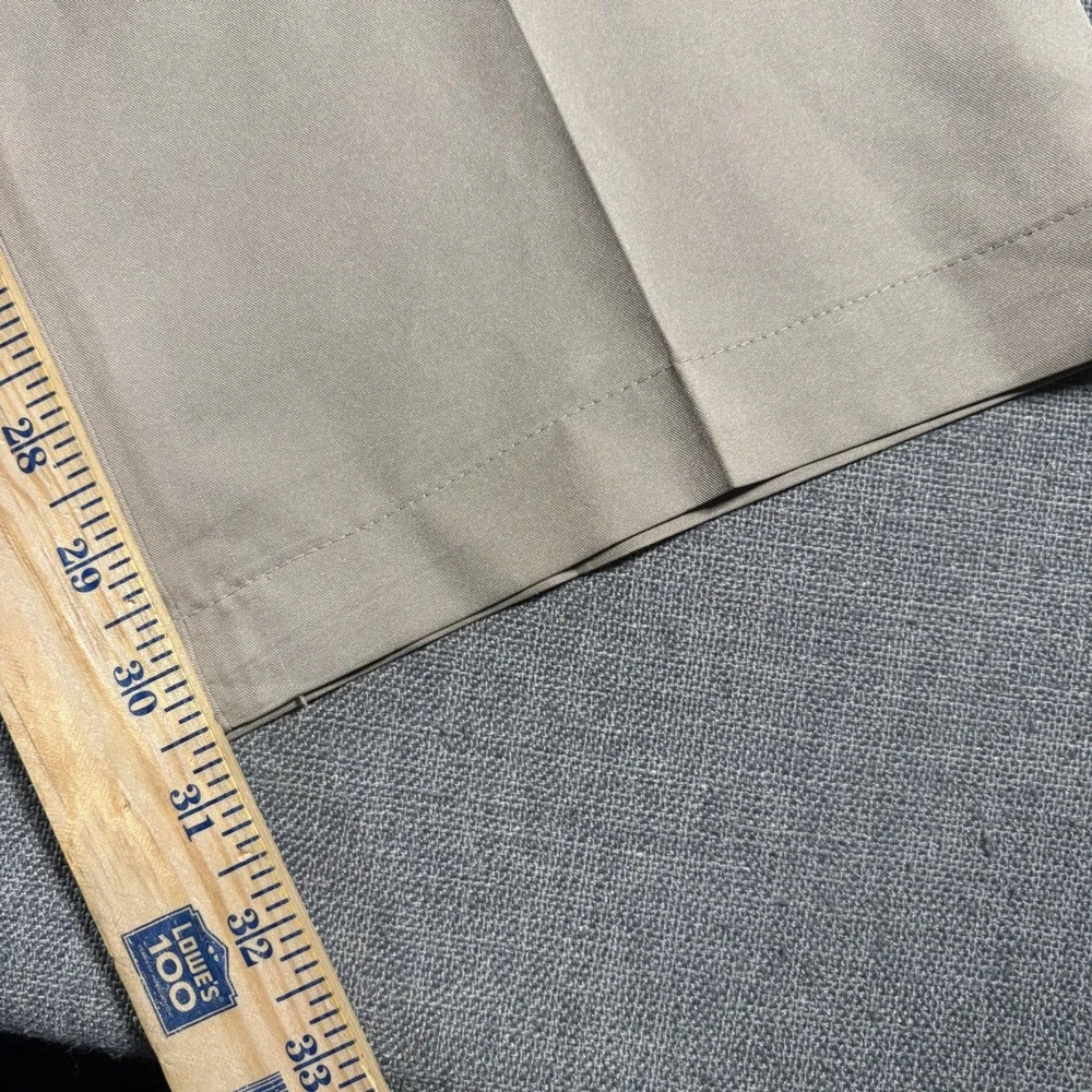 Adidas Golf‎ Pants Mens 32x32 Tan Khaki Climalite Flat Front Performance Chinos